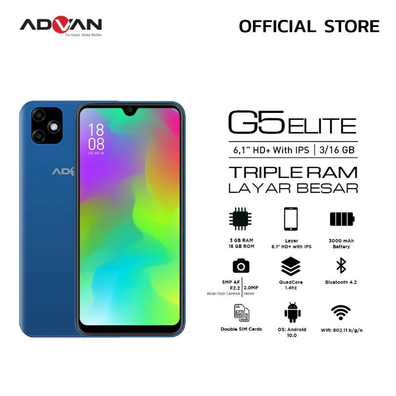 Advan G5 Elite Ram 3-16 Gb Berjayamitra