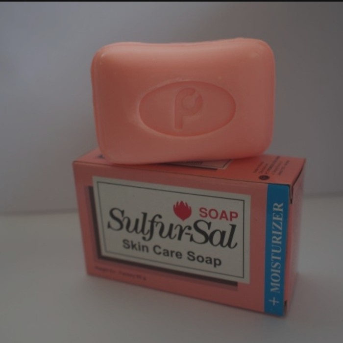SulfurSal Soap /sabun batang Sulfur Sal - Pink