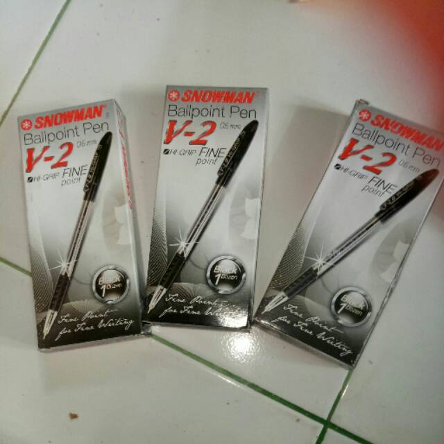 

1 buah Polpen Snowman V-2 / Pen