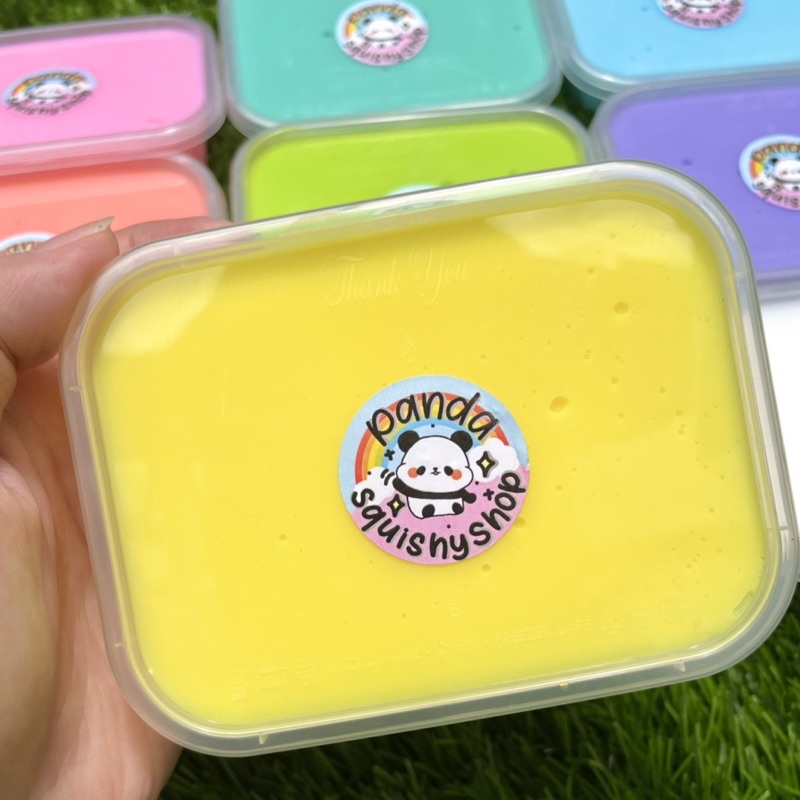 Original slime 200gr by pandasquishyshop/slime original/ slime murah/ slime rainbow/ slime warna-warni/ slime pelangi