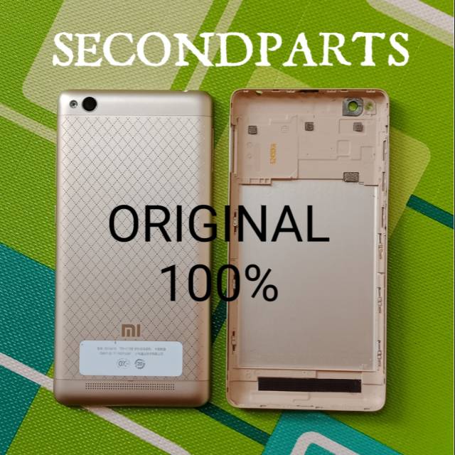 CASING BACKDOOR TUTUP BELAKANG XIAOMI REDMI 3 ORIGINAL COPOTAN