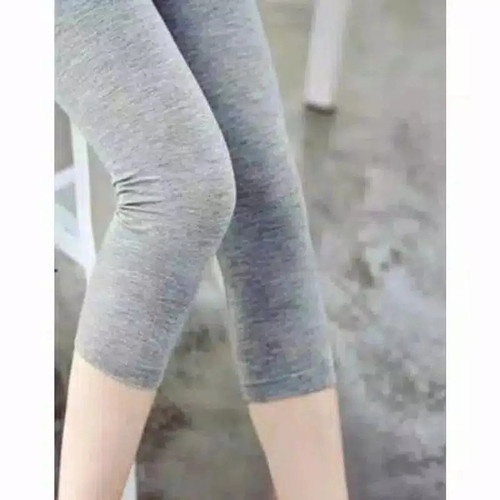 Legging Pendek Bahan Kaos 3/4 standar-jumbo/LEJING SELUTUT