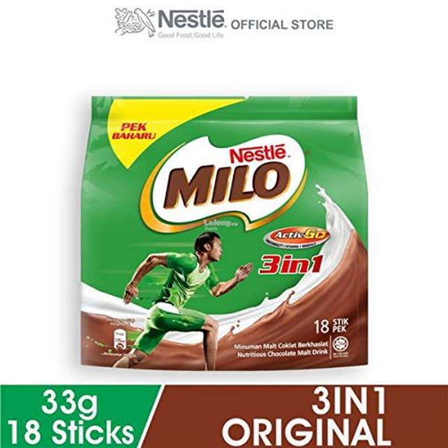 

Milo 3in1 18 sticks