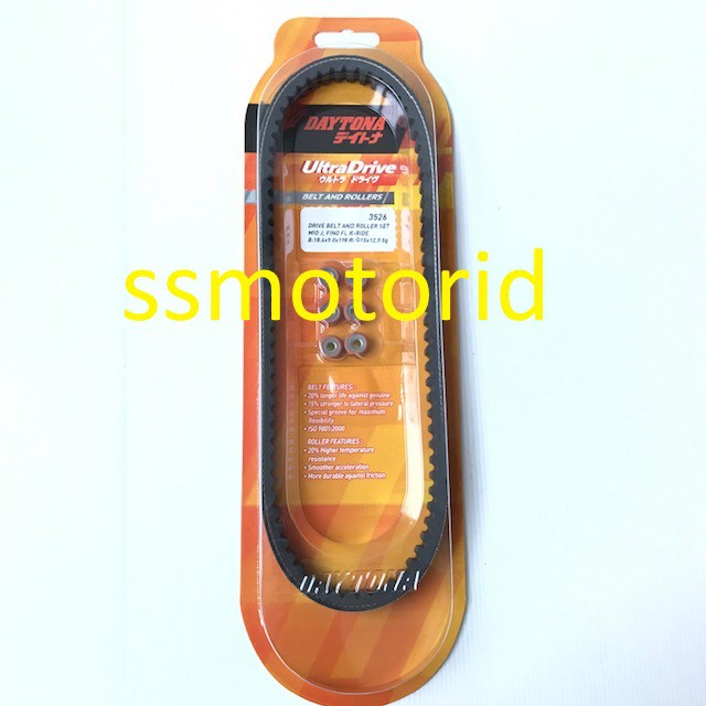 Vanbelt Set Roller Mio J & Xride & Fino FI & Soul GT & Mio GT DAYTONA