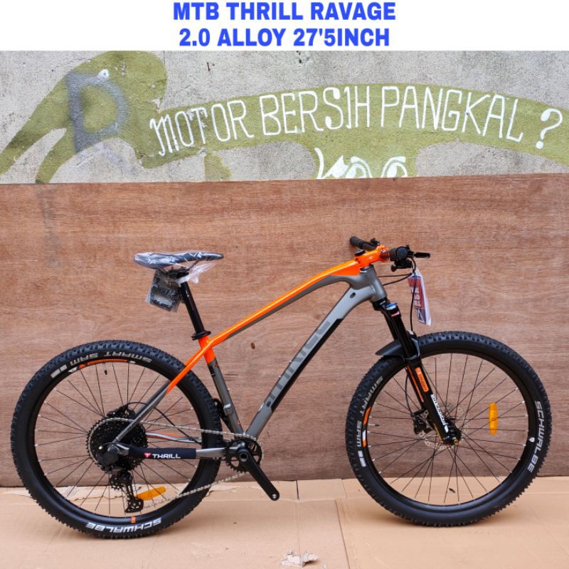 Sepeda Gunung Thrill Ravage 2.0 Alloy 27'5Inch Rem Hydraulic
