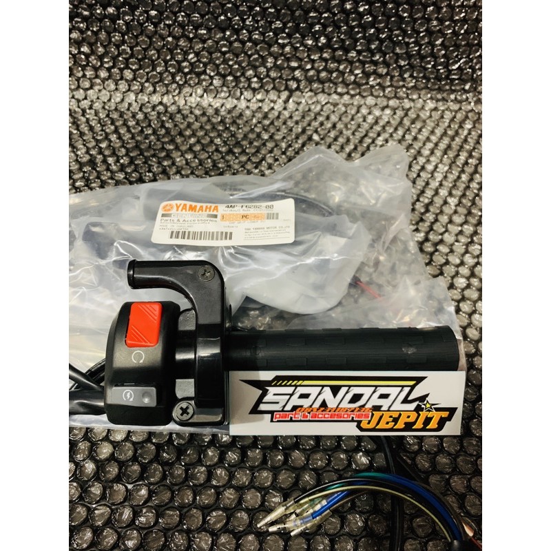 GAS SPONTAN YZ ORIGINAL SET TOMBOL DOUBLE LAMPU DOMINO