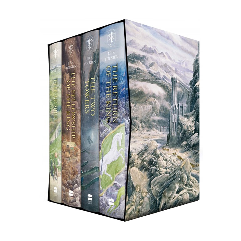 J.R.R. Tolkien - The Lord of the Rings and the Hobbit illustrated hardcover box set (English)