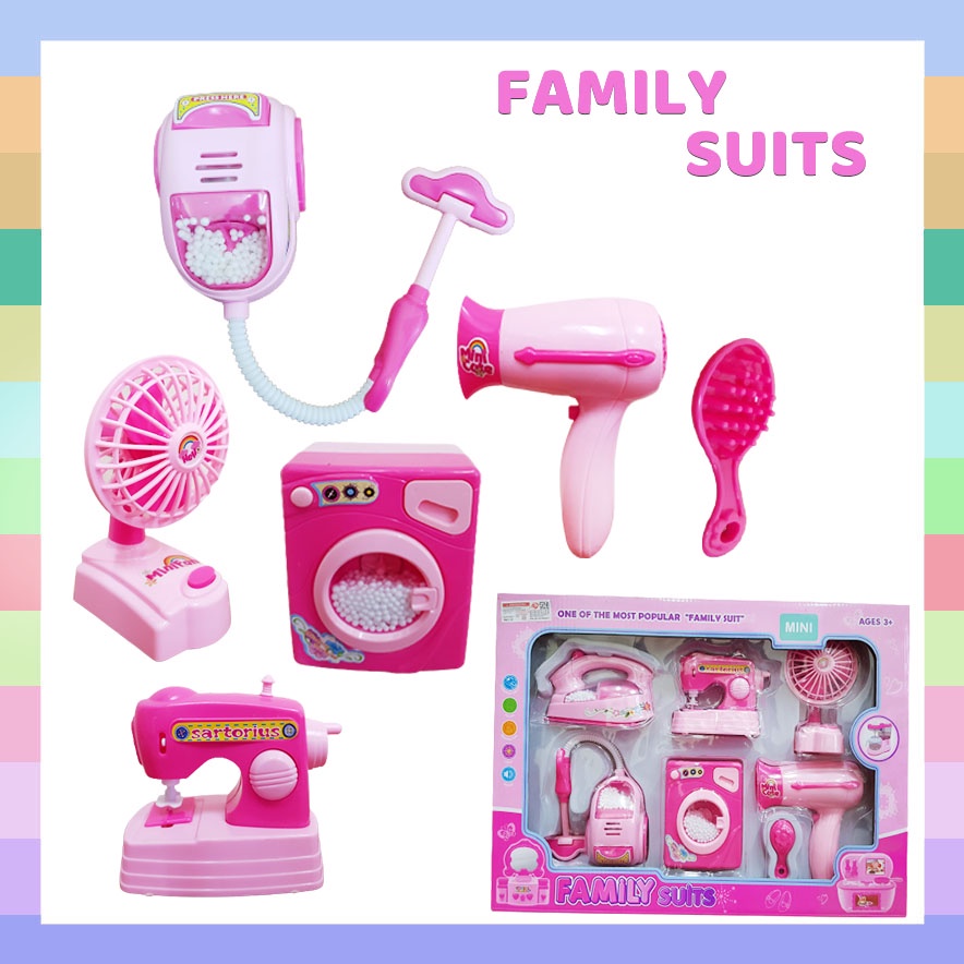 Sekawantoys Mainan Anak Peralatan Alat  Rumah Tangga / Family Suits Set TERMURAH!! (ZM3602)