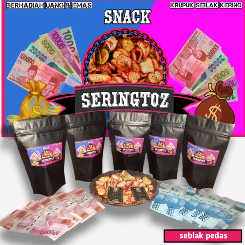 SNACK SERINGTOZ ( SNACK BERHADIAH TERBARU 2022 ) SNACK BERHADIAH UANG DAN EMAS