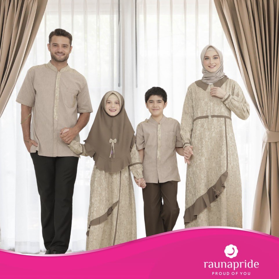 BAJU SARIMBIT KELUARGA PROMO 2022 / COUPLE KELUARGA RAUNA SARIMBIT  307 COKLAT / SARIMBIT COUPLE KEL