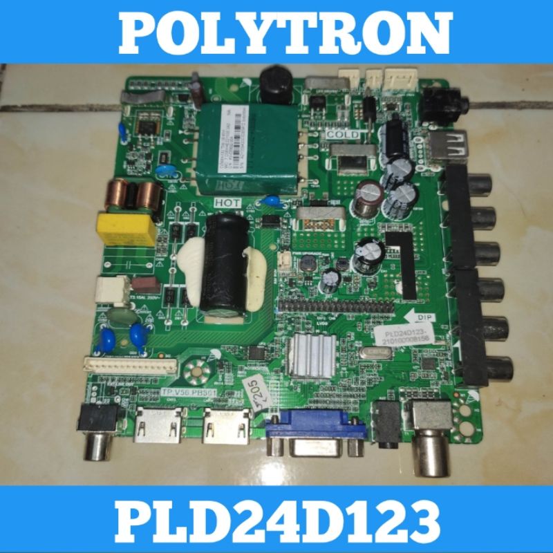 Mainboard TV LED POLYTRON PLD24D123 MB TV LED POLYTRON PLD24D123 Mainboard TV POLYTRON PLD24D123 Mai