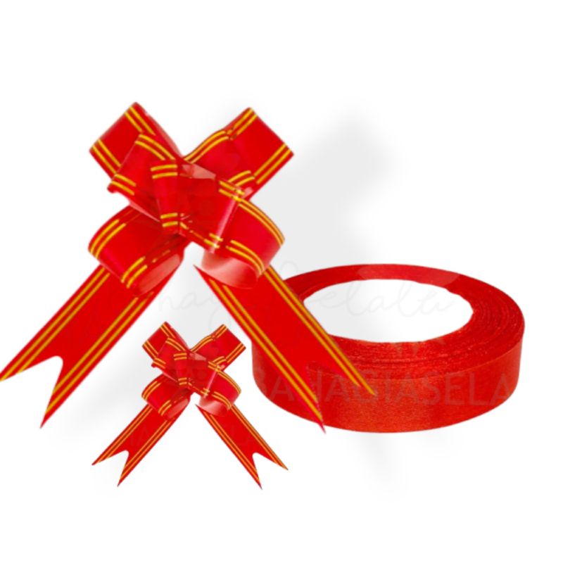

Pita Tarik Roll Merah Sangjit Wedding