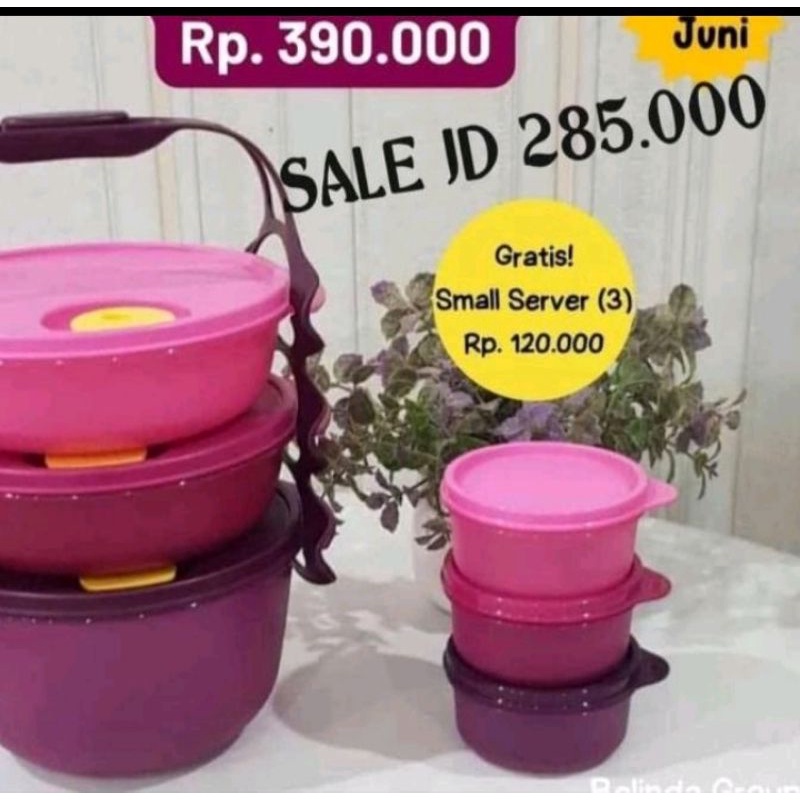carry all bowl set/carry all bowl tupperware/click to go/rantang Tupperware/tempat bekal Tupperware/