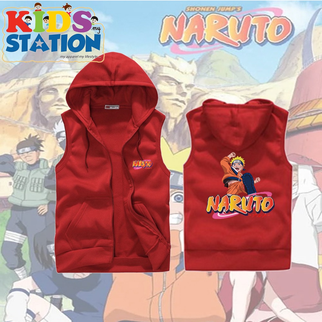 JAKET ROMPI ANAK NARUTO JAKET VEST ROMPI ANAK LAKI-LAKI