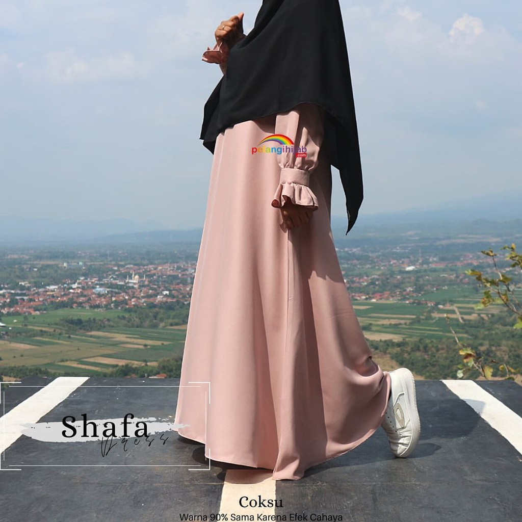 Gamis Shafa By Pelangi Hijab / Bahan Shakila
