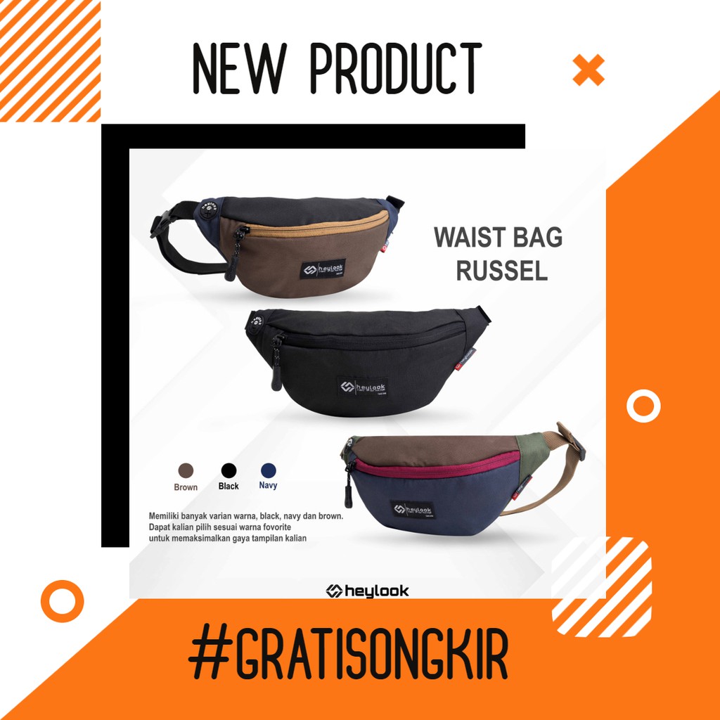 Waistbag Pria Coach waist bag pria import branded tas selempang pria import Murah