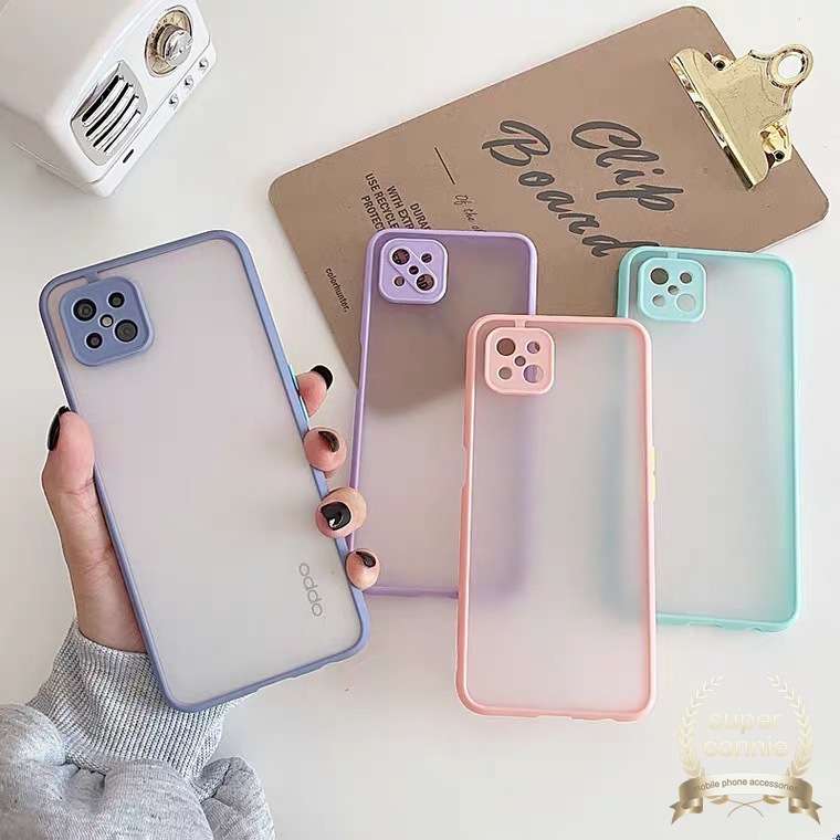 Casing Matte Gambar Kamera Untuk Oppo A54 A5S A12 A7 Reno 4 F11 A53 A33