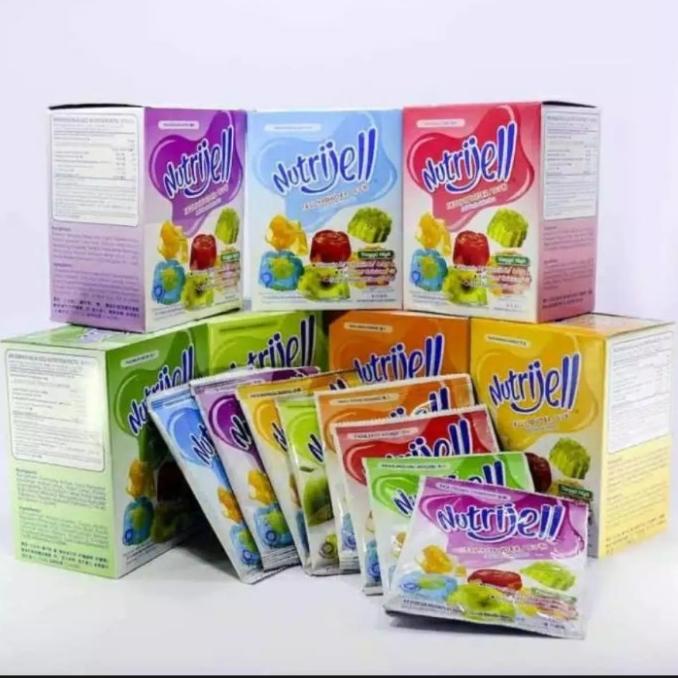 

nutrijell buah 1 box isi 12 sachet 10 gr TERLARIS TERPERCAYA ORIGINAL
