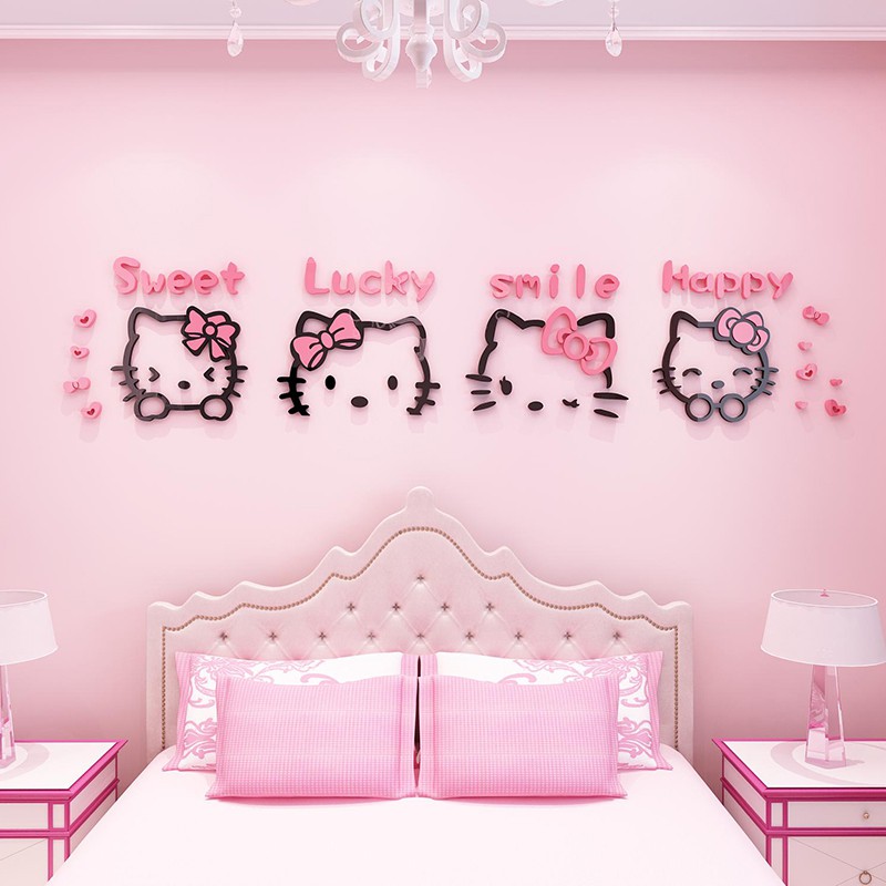 20+ Ide Stiker Hello Kitty Untuk Kamar