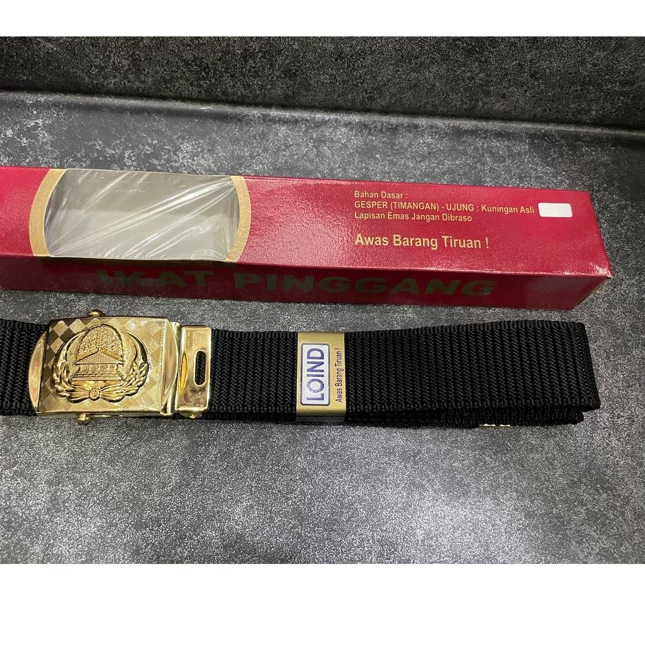 Sabuk Loind Korpri Motif - Sabuk Loind Korpri - Sabuk Korpri Jepit ,.