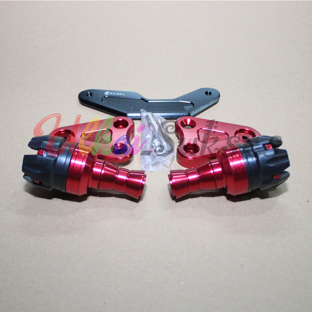 Frame Slider Jalu Pelindung Body Knalpot NMAX AEROX 155 LEXI NEW MURAH LARIS Jalu Pelindung Wuming