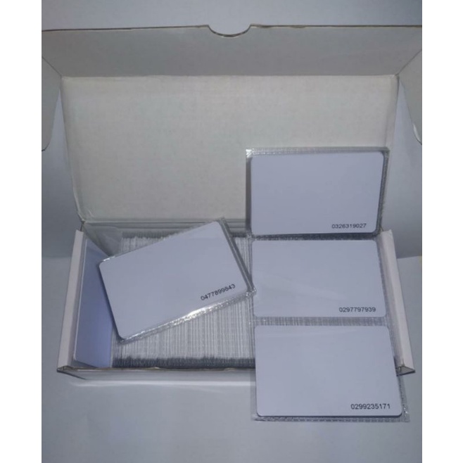 Kartu RFID 13.56 Mhz S50 1K ada nomor ID tercetak Mifare Card 13.56mhz ISO 14443A Access Door
