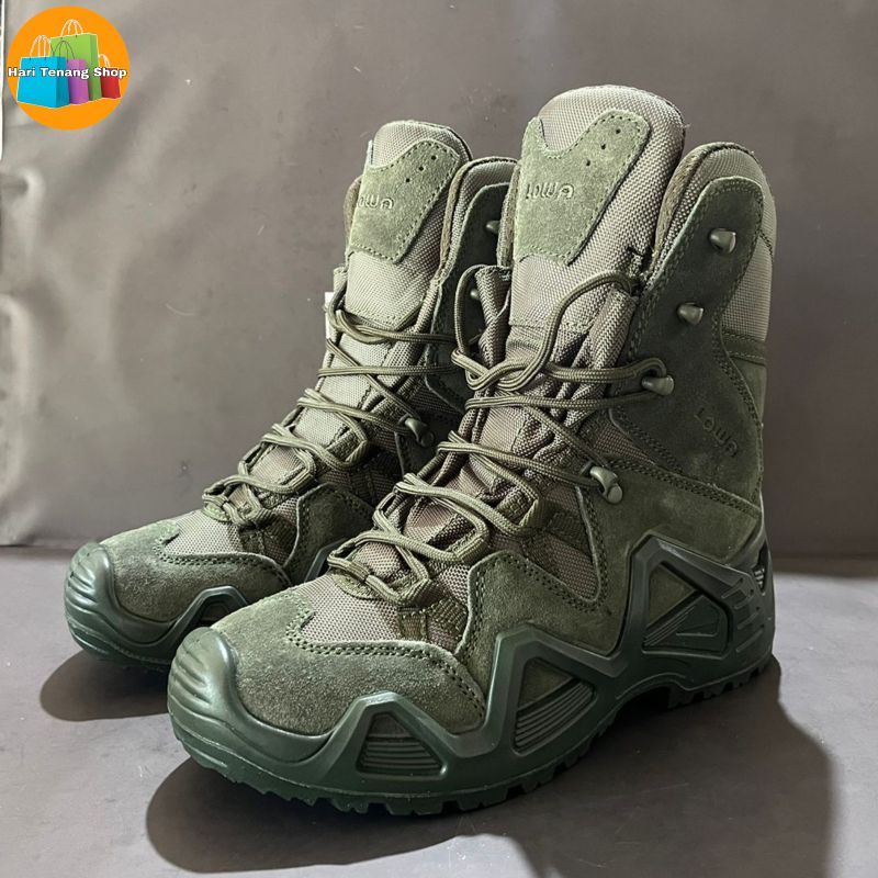 sepatu boots l0wa hijau / sepatu boots tactical import