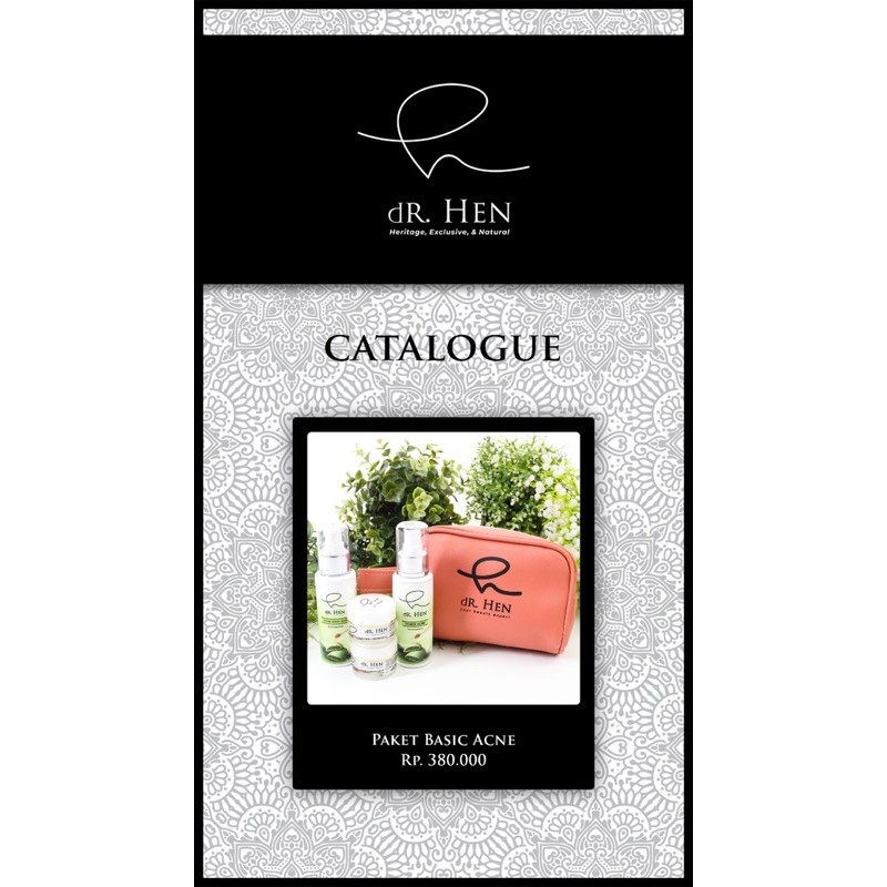 paket acne dr hen skincare original