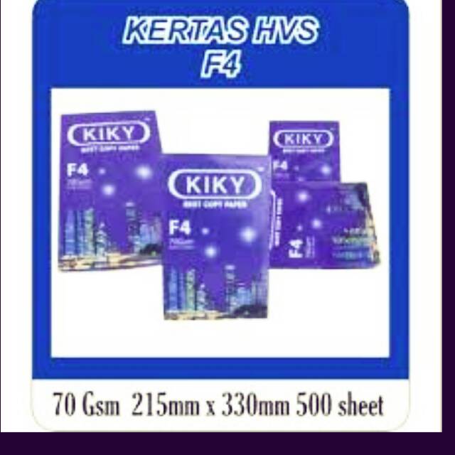 

Kertas Kiky f4 70 gram