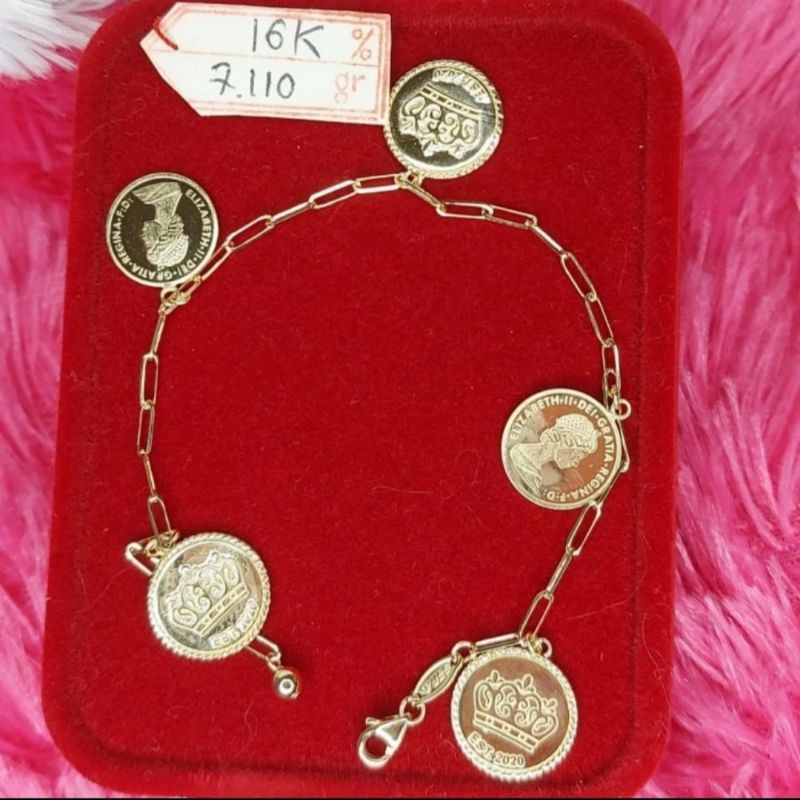 gelang gold ubs Queen Crown