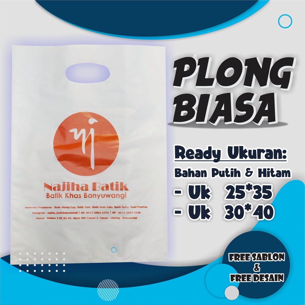 FREE DESAIN Tas Plastik Sablon,Sablon Plastik Hijab,Sablon Tas Plastik Baju,Tas Plastik Hijab Sablon