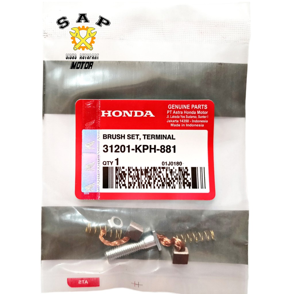 ARANG STATER KARISMA / COOL STATER SUPRA 125 / BRUSH SET KARISMA KPH