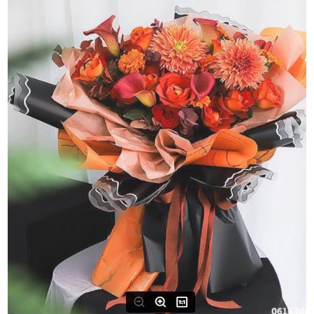 TOPPRICE Flower Wrapping Paper Kertas Buket Bunga Florist Tissue /Marble Florist Ecer Serat Pembungkus Bunga KB04 / KB11 / KB20