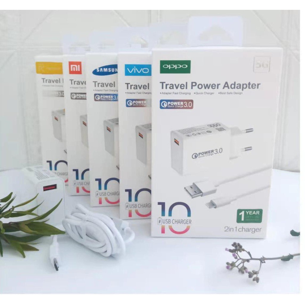 CHARGER CASAN OPPO 5G 1 USB 3.1A Charger 3.1A 1usb A80 Casan 3.1A 1usb