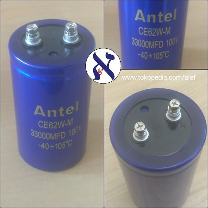 Elco Power 33000 MFD 100V Capasitor kapasitor 33000Mfd uf