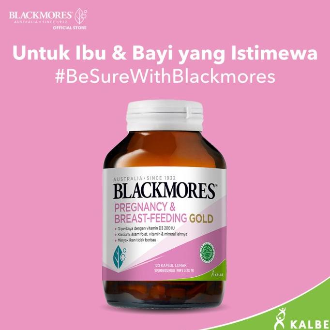 Blackmores Pregnancy &amp; Breast Feeding Gold 60 dan 120 Kapsul