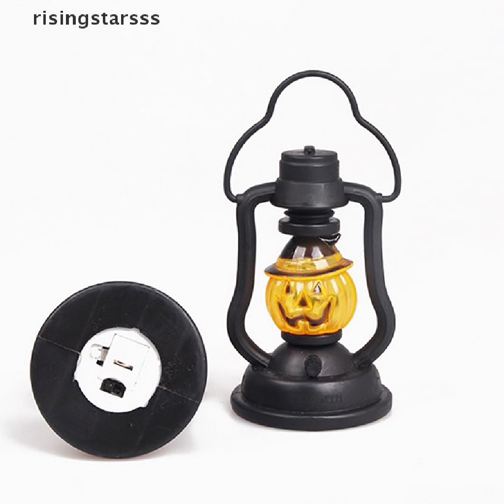 Rsid Span-new Lampu Lentera Minyak Tanah LED Portable Bentuk Labu Halloween