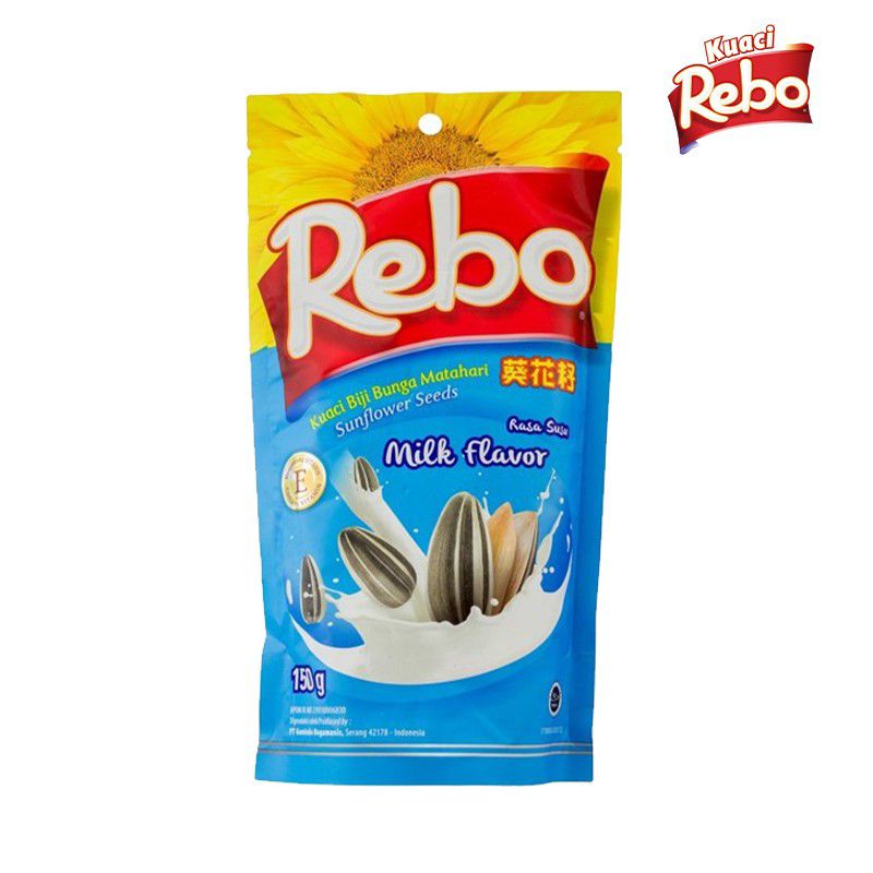 

Rebo Kuaci Biji Bunga Matahari Milk 150gr