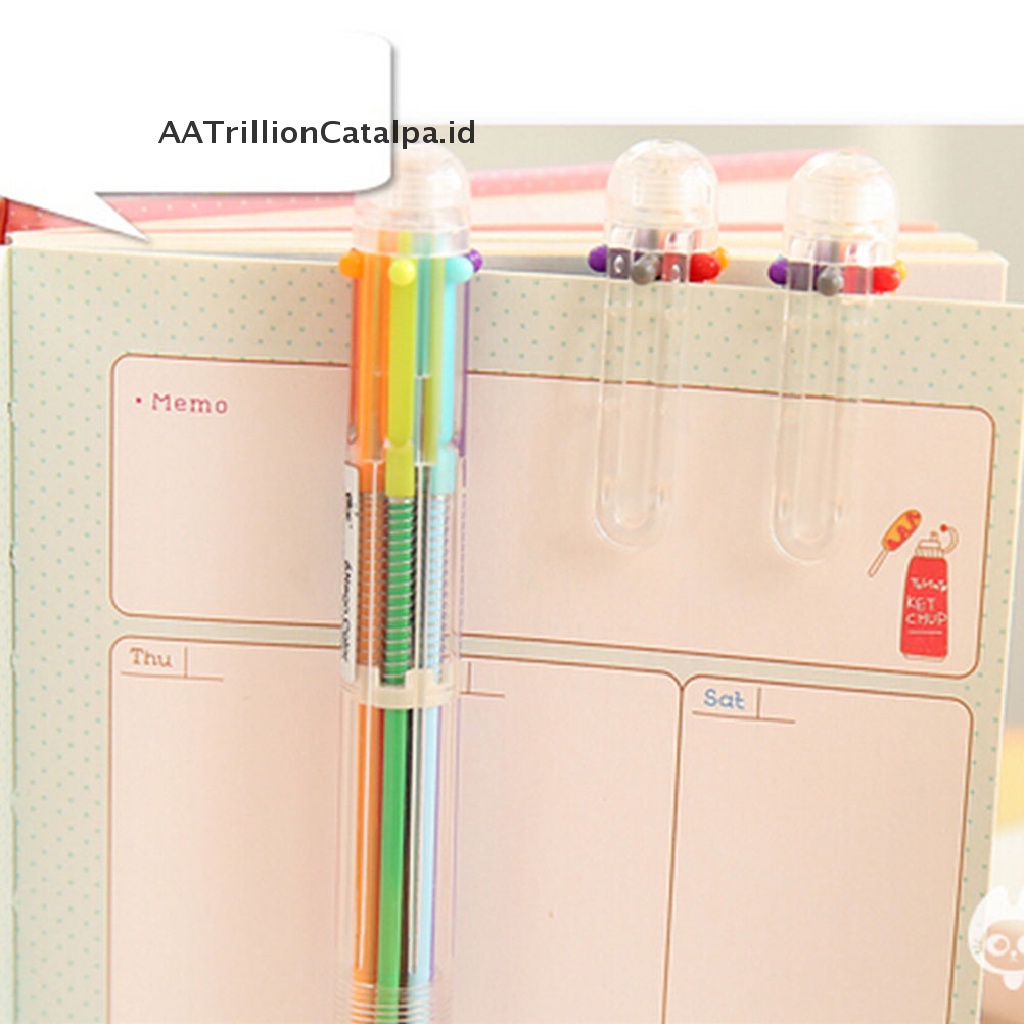 Aatrillioncatalpa Pulpen Multi Warna Untuk Stationery