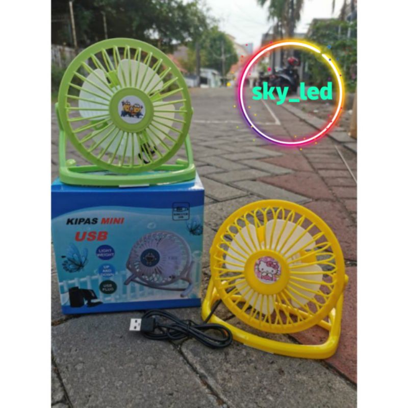 Kipas Angin Portable / Kipas Angin USB / Kipas Angin Mini / Mini Fan / Kipas USB Plastik