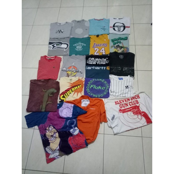 Borongan kaos Second