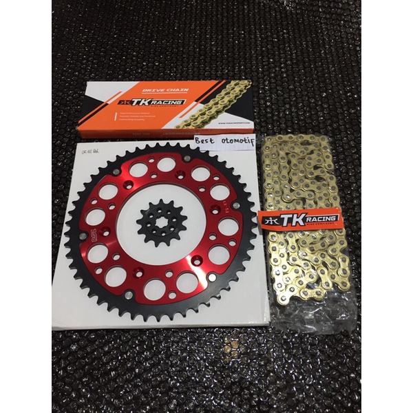 gear set 520 CRF 150L CRF 230 CRF 250 ROZ set rantai TK racing