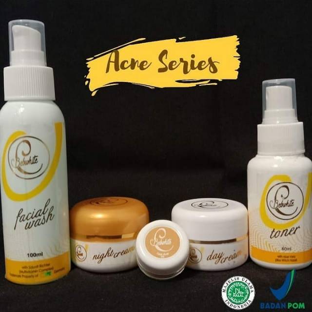 Bebwthite C  BebwthiteC  BBC skincare cream Aman BPOM paket wajah jerawat