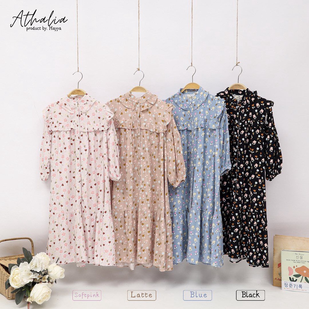 Gamis Anak Athalia Dress by Hayya Premium