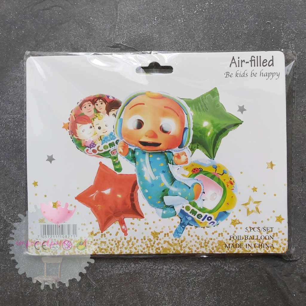 Balon Foil Set Cocomelon Baby JJ