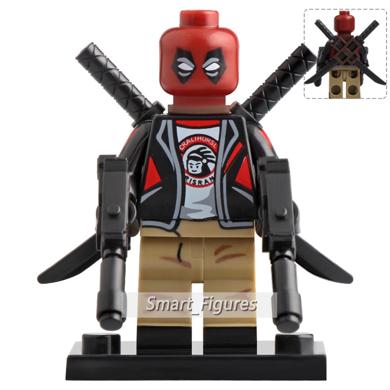 Mainan Action Figure Deadpool Seri Doctor Samurai Painter Punk Marvel Mini WM6050 Untuk Hadiah