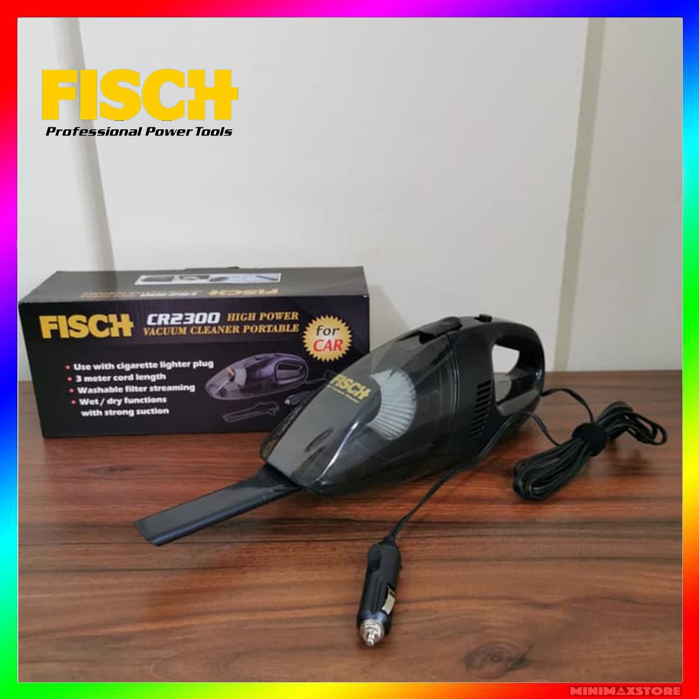 Fisch CR 2300 Vacuum Cleaner Portable CR2300 Vacum Mobil Car Plug