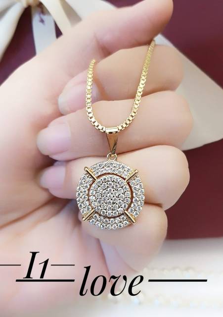 Xuping set perhiasan lapis emas 24k 1412h