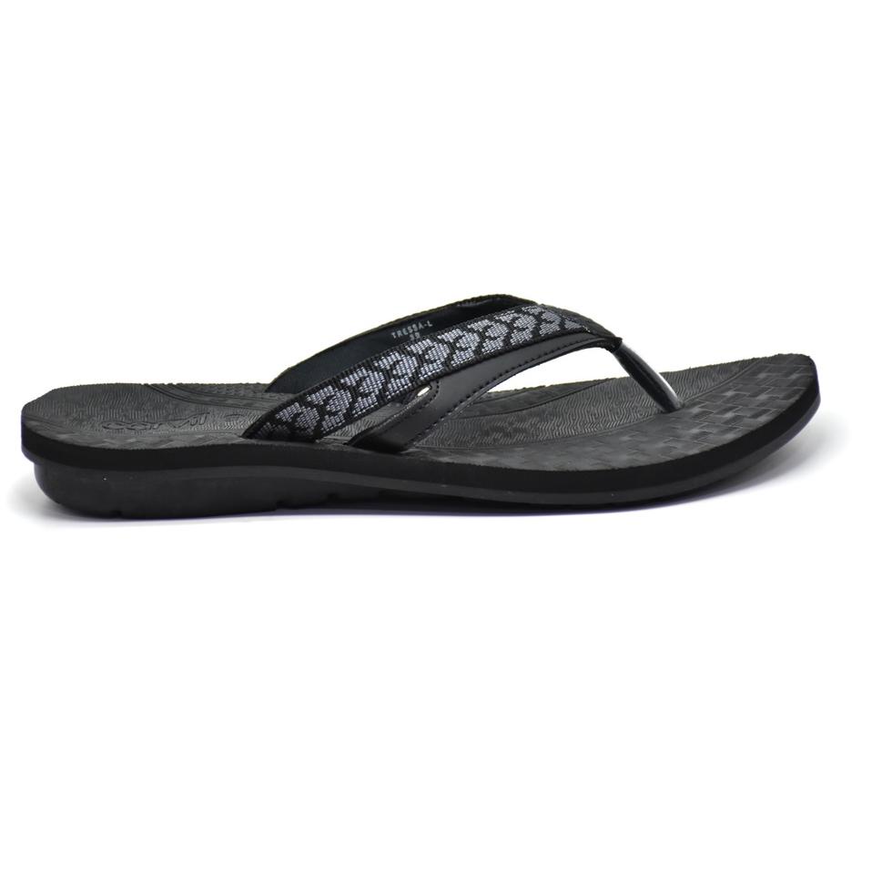 SLE.98425 • CARVIL TRESSA-01L SANDAL SPONGE WANITA BLACK/GREY