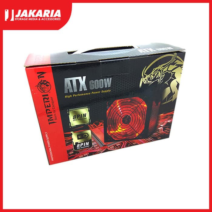 Psu / Power Supply Gaming Imperion Murah & Berkualitas - 600 Watt 8 Pin By Jakaria Market